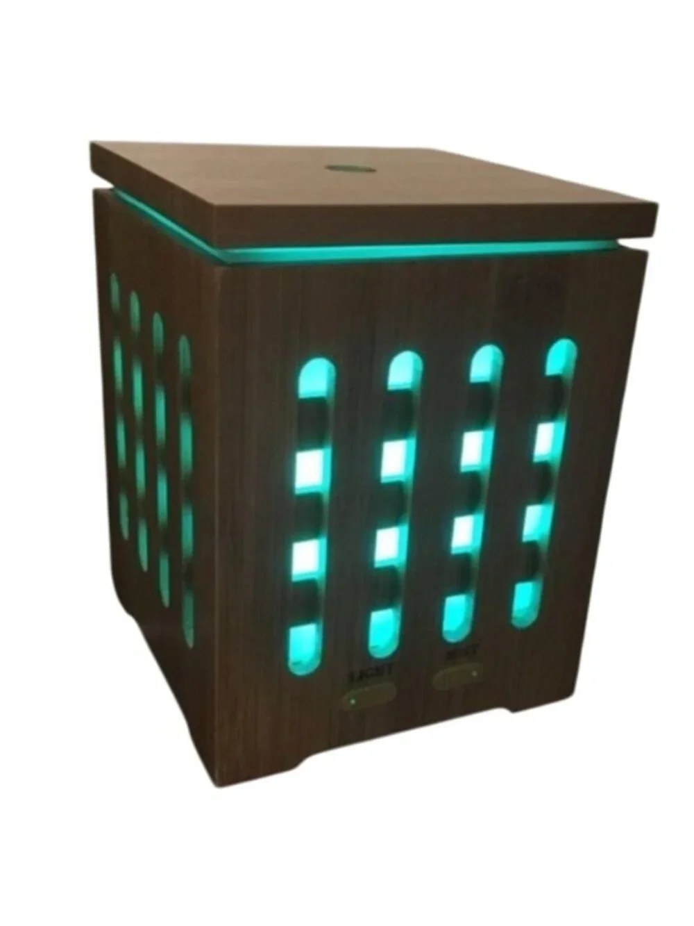 Bamboo Aromatherapy Essential Oil Diffuser Ultrasonic Cool Mist Color LED